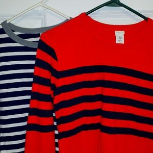 Two long sleeve shirts